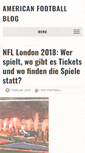 Mobile Screenshot of football-blog.net