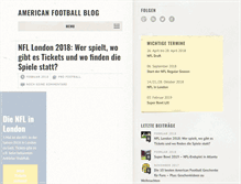 Tablet Screenshot of football-blog.net